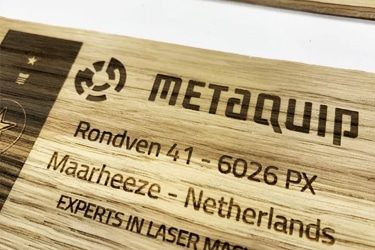 Wood Laser Marking Sample