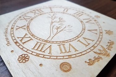Wood Laser Marking Sample