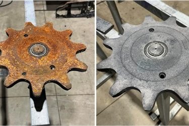 Pulse Laser Cleaning Machine Sample